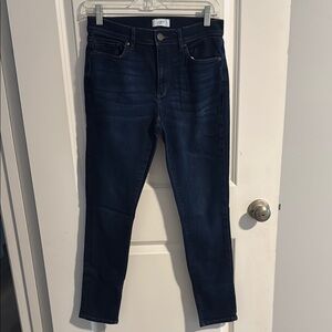 LOFT Women's Dark Blue Skinny Jeans